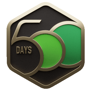 500 Days Badge